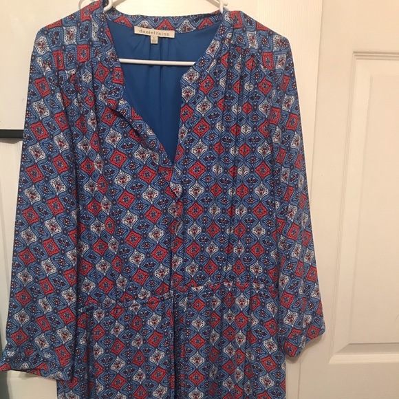 Daniel Rainn Dresses & Skirts - Blue pattern dress Daniel Rainn Dresses & Skirts - Blue pattern dress